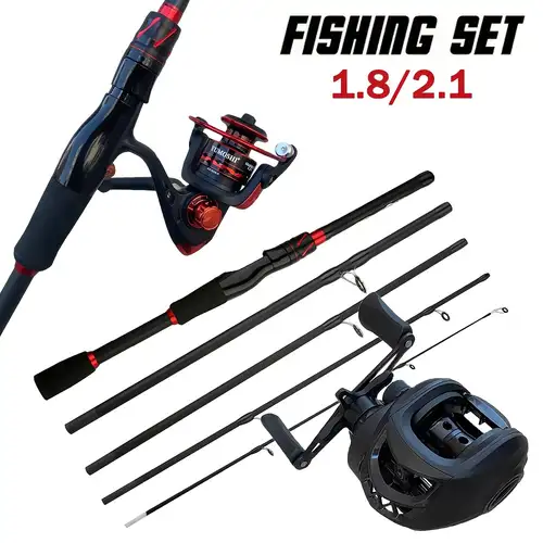 baitcaster telescopic combo Fishing Rod and Reel Combo, 6.9ft Spincast Rod with Left Handed Baitcasting Reel Combos, Sea Saltwater Freshwater Ice Bass Fishing Tackle Set Fishing Rods Kit : Sports & Outdoors grip handle design with graphite reel seat and comfortable EVA grips ProFISHiency Tiny but Mighty Baitcast