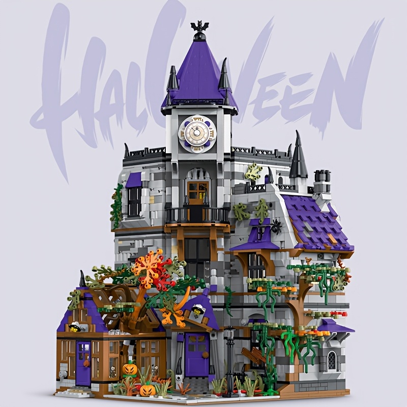 No Original Box 4190pcs Bricks Medieval Modular Buildings Blocks, Xmork 031056 Model Toy Building Block Home Decoration For Birthdays, Christmas, Halloween Gift