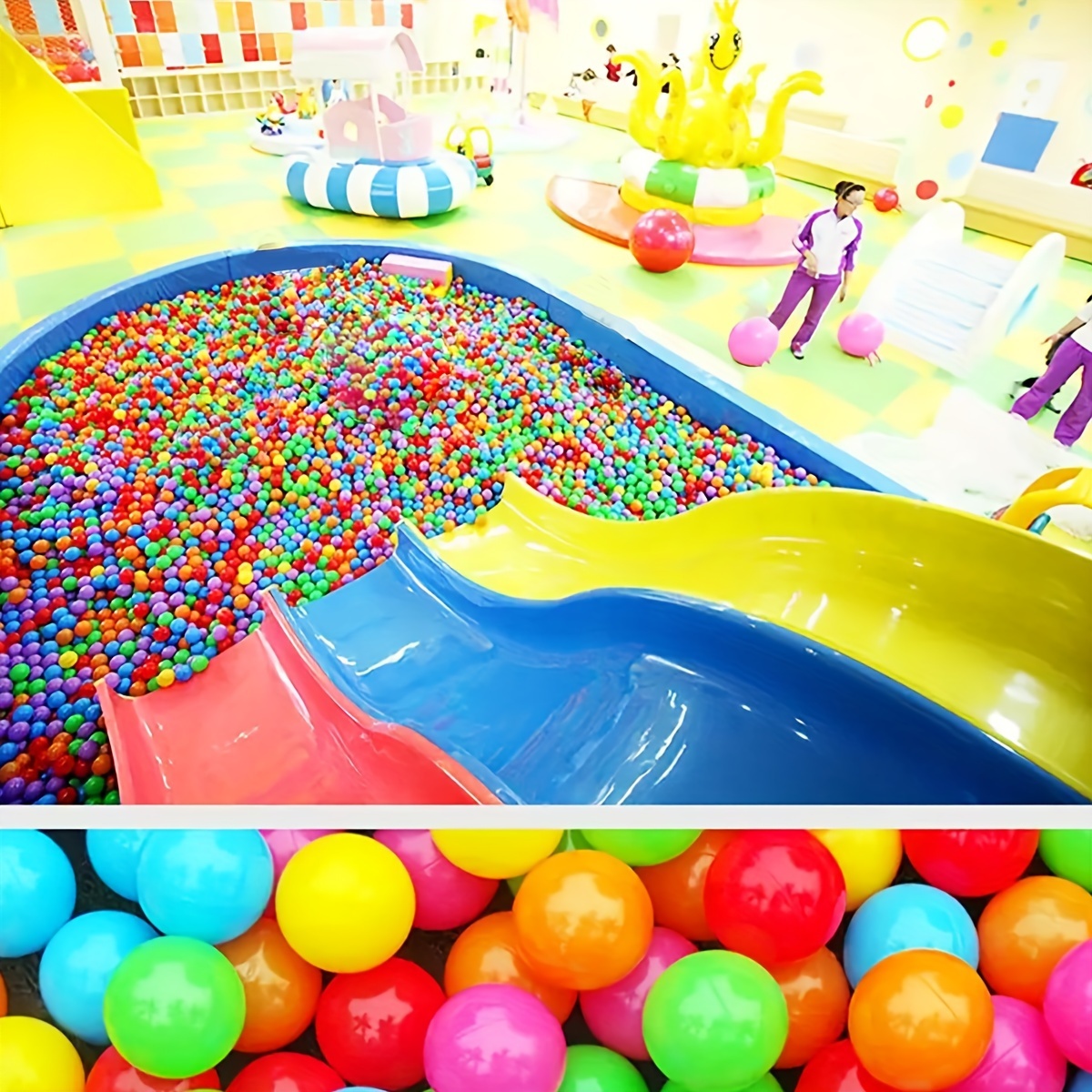 

50pcs Colorful Ocean Balls, Outdoor Sport Ball Water Pool Ocean Wave Ball, Fun Toy Balls