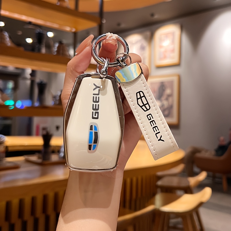 Car Key Case Cover for Geely Emgrand X7 EX7 Coolray 2019-2020 Auto Styling Fob Keychain Protective Accessories