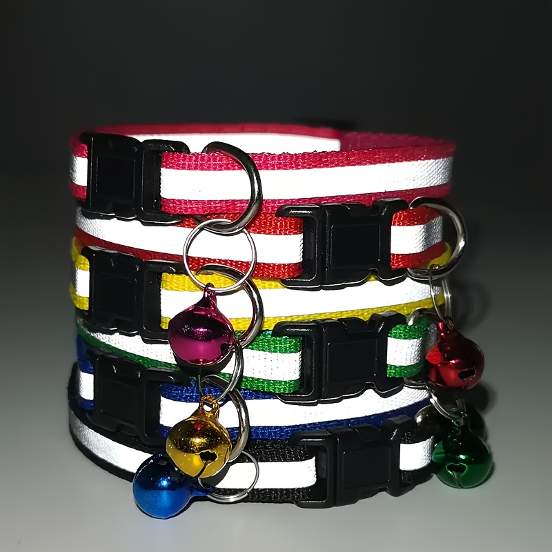 11pcs Reflective Detachable Pet Collars Set