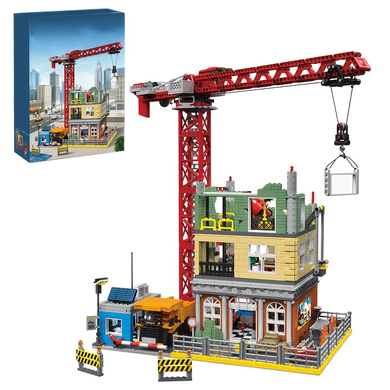 Image of With Original Box 3359pcs Home Decoration Engineering Site Building Block Set For Gift, Bwr403 Model Block Brick For Birthdays, Valentine's Day Gift