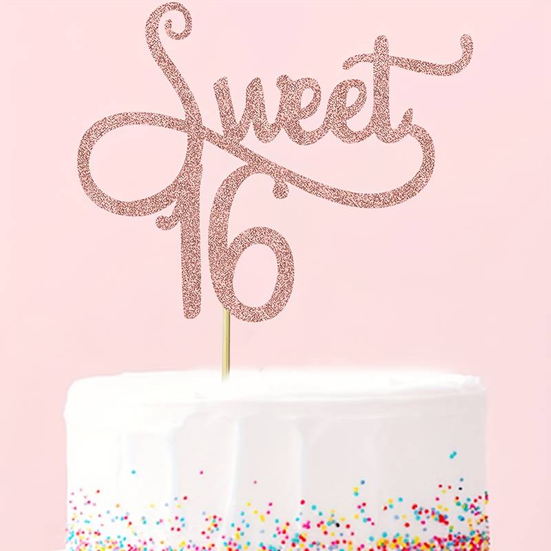 Striscione Decorativo Per 16° Compleanno – Tessuto In Vinile Rosa, 120x80 Cm, Con Scritta In Tedesco Sweet 16