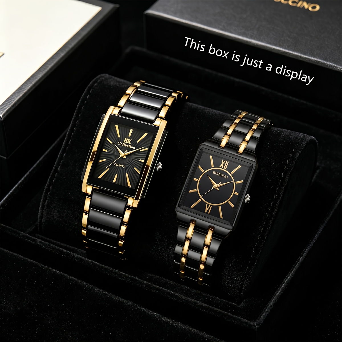 Image of Couple Quartz Watch, Unisex Double Watch, Suitable For Daily Wear. Women's Gift, Men's Gift, Birthday Gift, Present For /lovers, Suitable For Valentine's Day And Festivals
