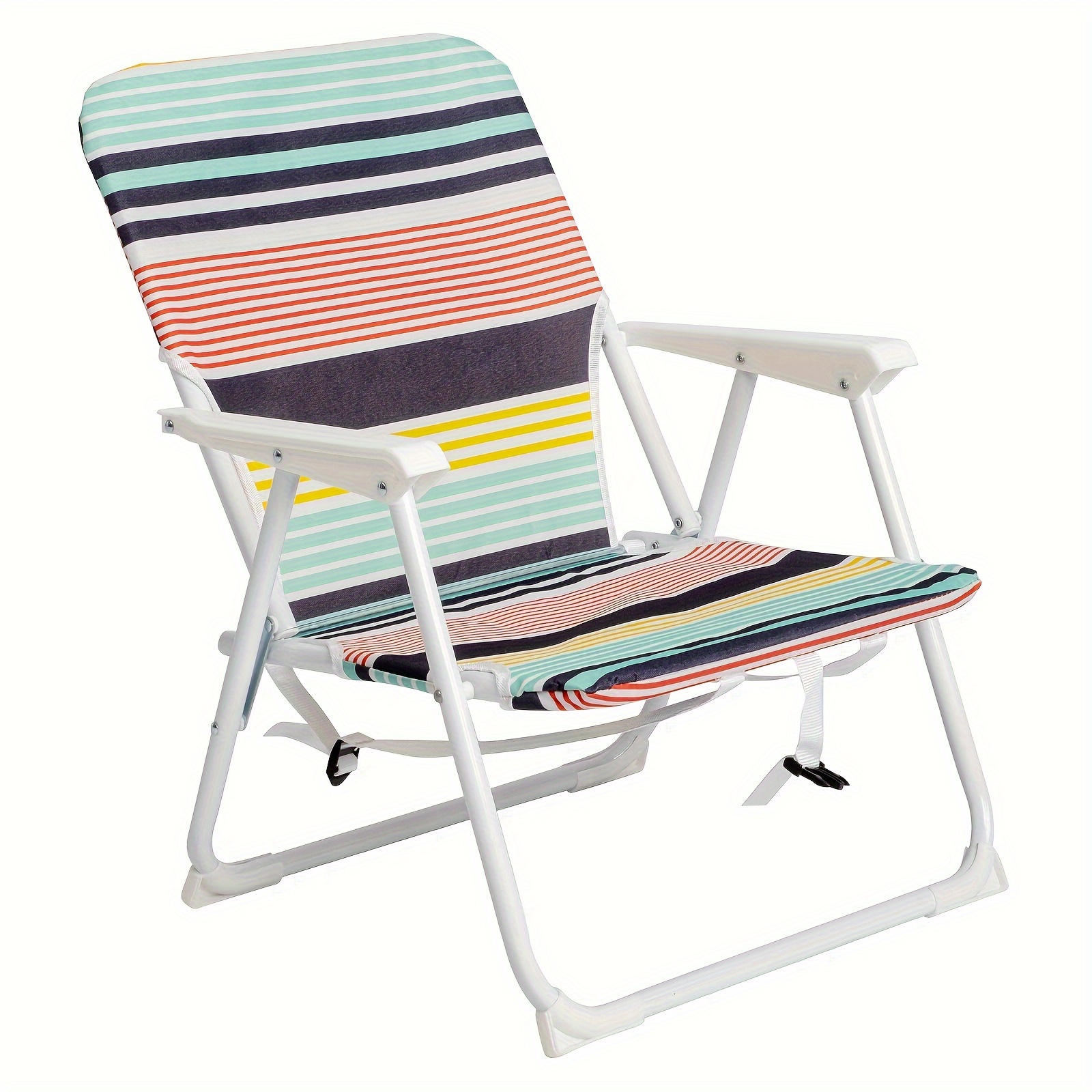 1pc, Colorful Beach Chair, Portable Folding Chairs For Outdoor Picnics,  Beach Trips, Camping, And Fishing - Lightweight And Durable Foldable Seat  For