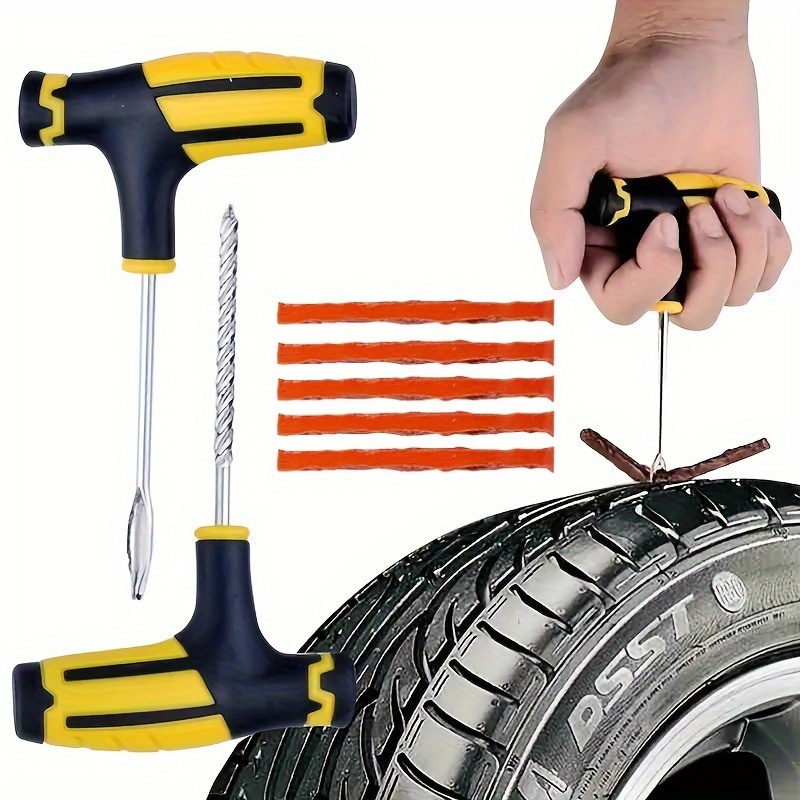 

Car Tire Repair Tool Set, Strip Glue, Quick Tire Repair, Motorcycle Vacuum Tire Universal Repair