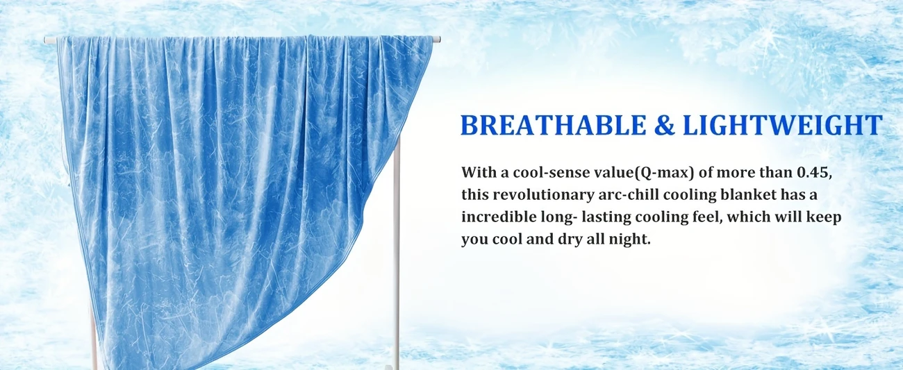 1pc orhopui cooling blanket double sided cooling effect lightweight breathable bed throw for hot sleepers or summer use machine washable ideal gift for men women blue office cooling blanket for hot sleepers contemporary design durable construction versatile accessory decor construction travel essentials details 9