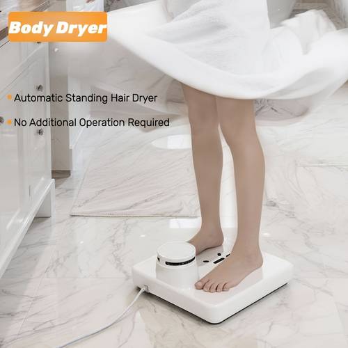 rv heating hair dryer quick body drying after showering selectable hot and cold air 960w 110v power supply pvc material square shape without battery
