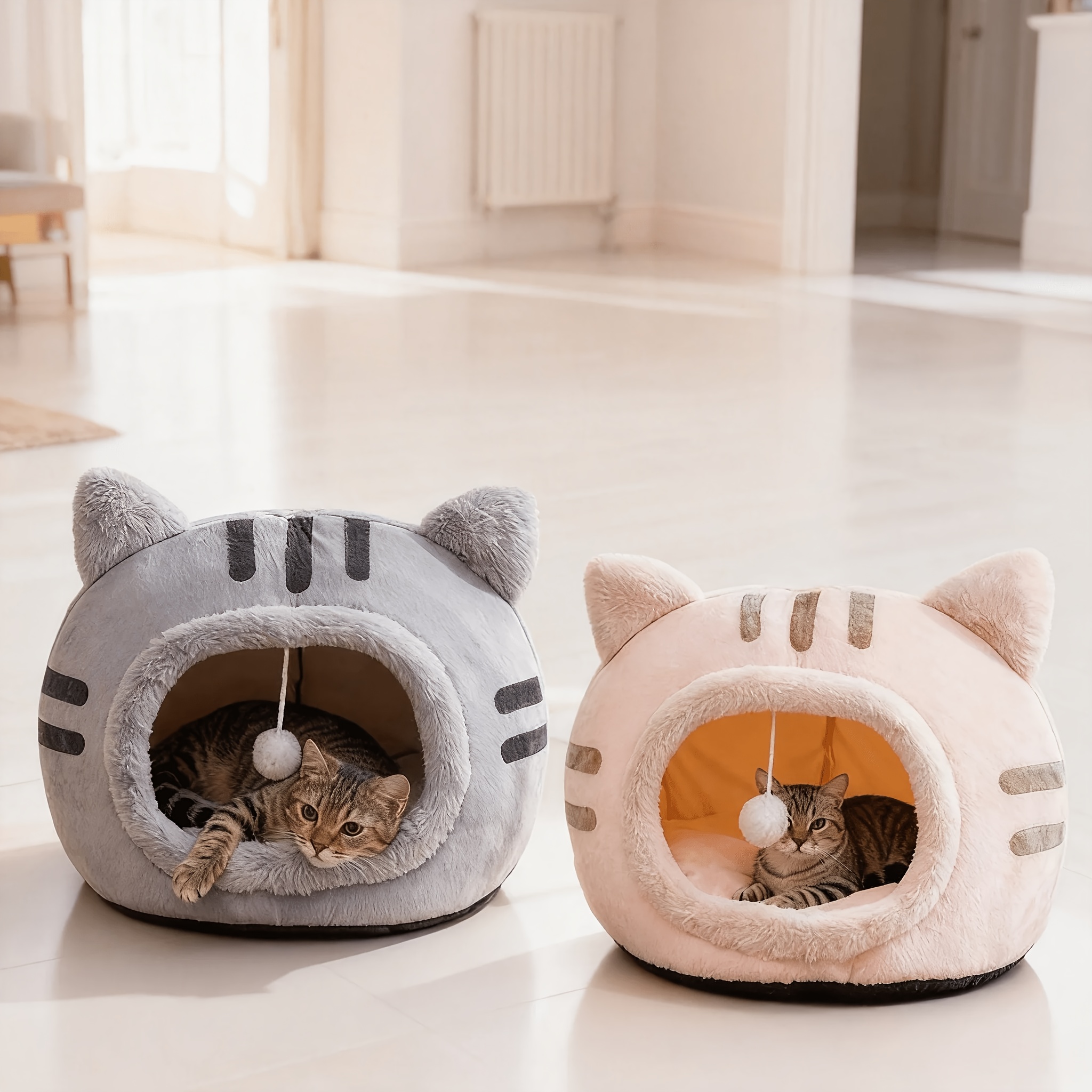 Adorable Owl-shaped Pet Bed, Suitable for Both Cats and Dogs - a Soft, Non-slip, and Comfortable Cat Bed, a Stylish Pet House, the Ideal Choice for Indoor Cats