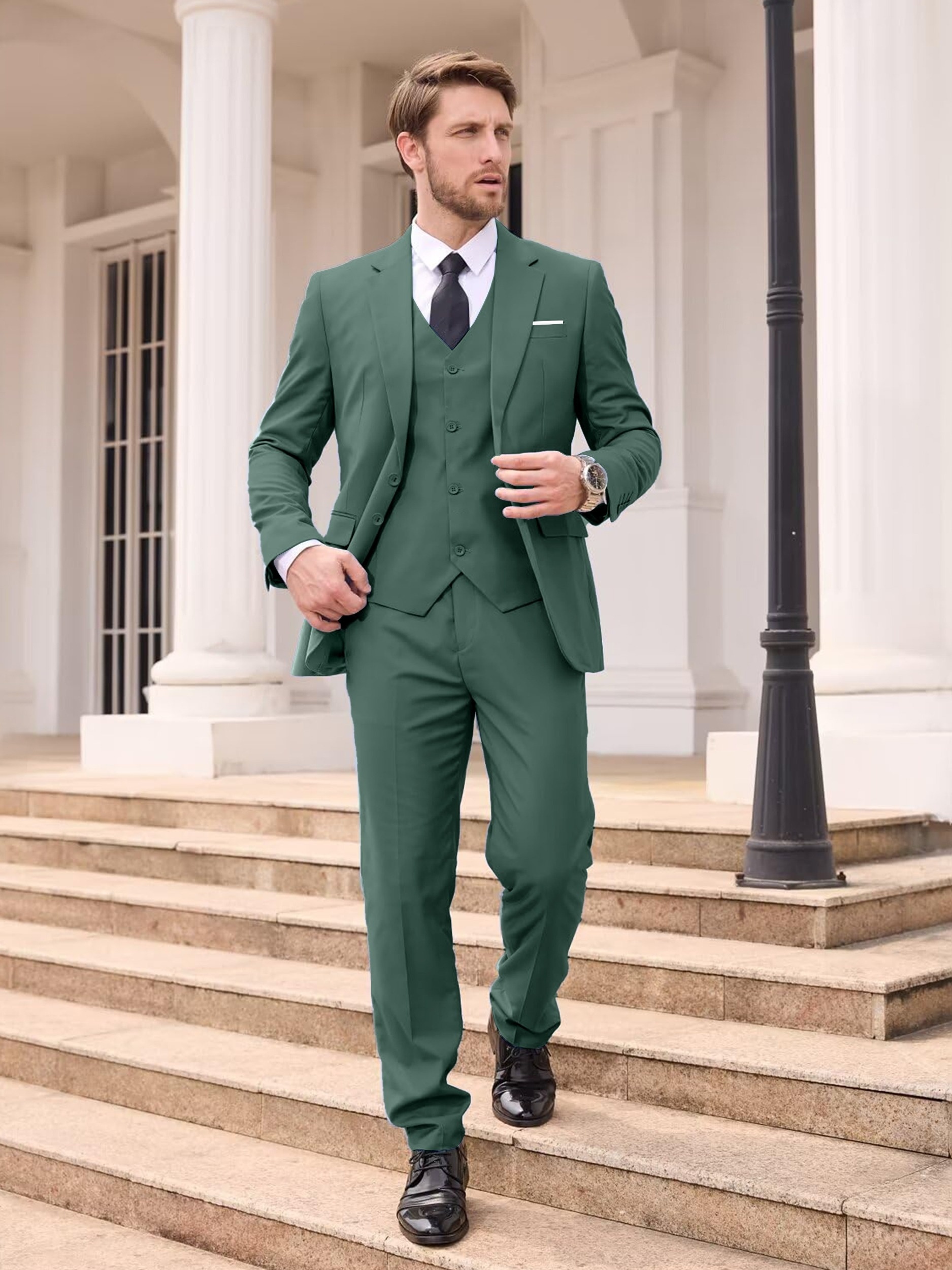 Veste Pantalons Costume Homme Ensemble Costume Homme