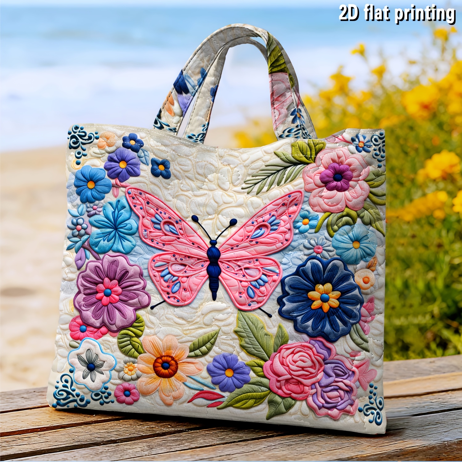 se Floral Embossed Tote Backpack Embossed Floral Convertible Leather Backpack Tote in Teal main image 3