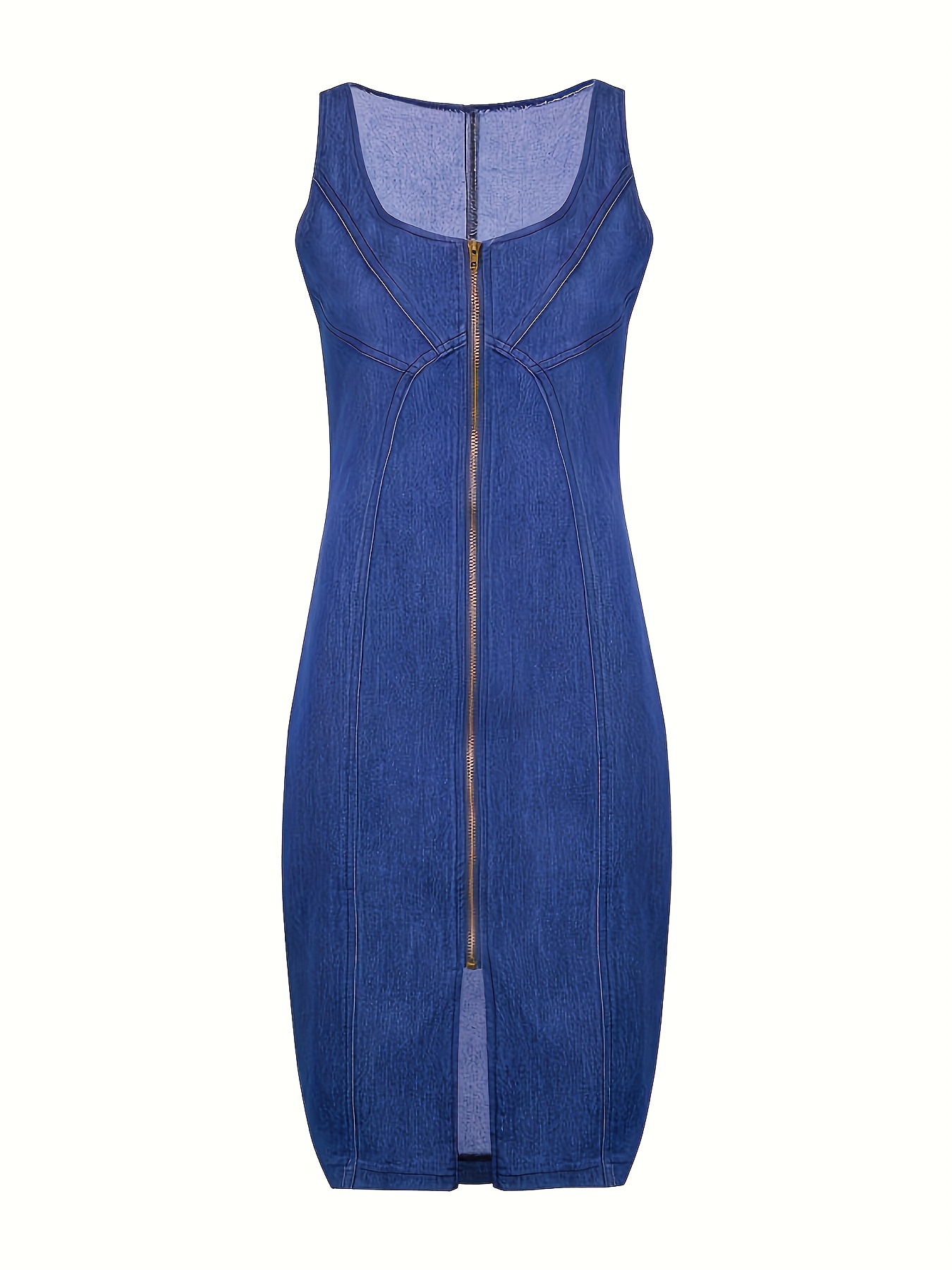 women's summer sleeveless casual vest denim dress hip - Temu