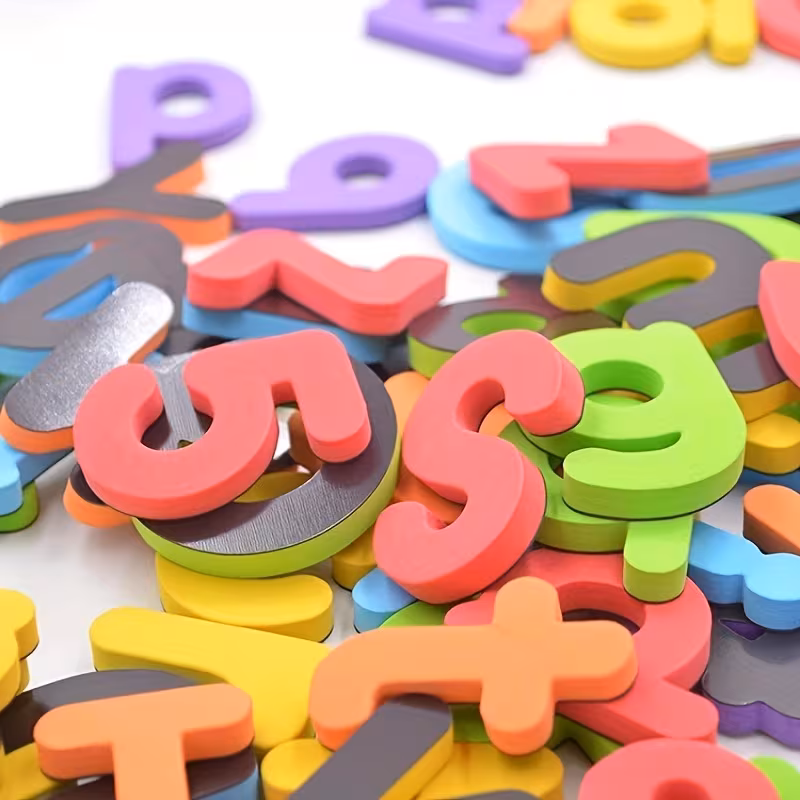 26 27 53 79pcs magnetic letters and number stickers for spelling learning toys educational toys for classroom and home back to school christmas and halloween gifts random color Product details 6