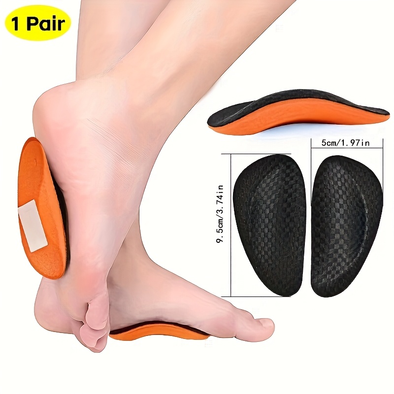 1-Pair (2-in-1) Shock-Absorbing Support Pad for Men Women, Hand Wash or  Non, Soft Options Pads, Shoe Inserts Support, Shoe Insoles