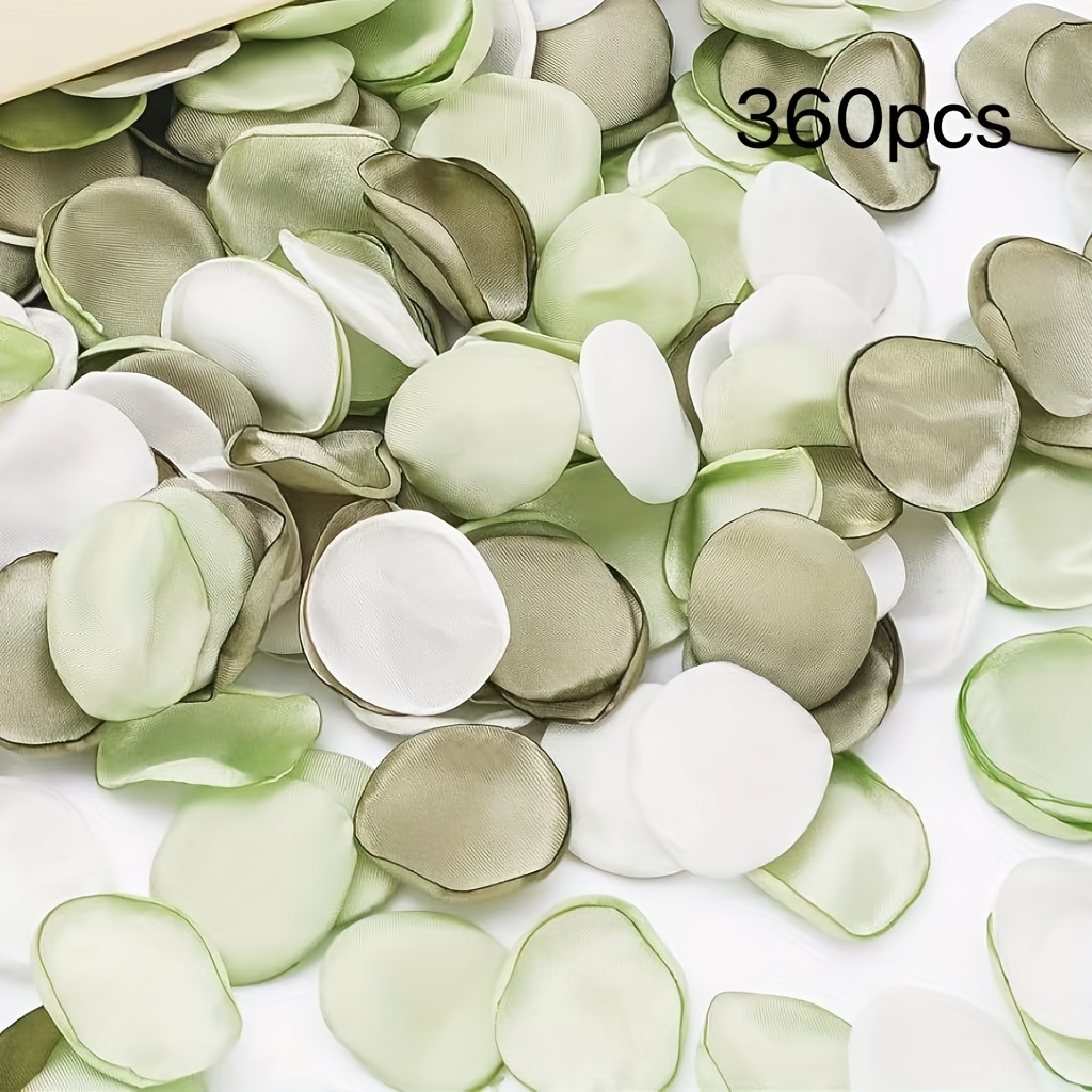 Image of Sophisticated Rose Petals For Wedding Decoration - In Packs Of 180 Or 360, Featuring A Of Colors (lavender, Sage Green, And ) - Ideal For Bridal Showers, Aisle, Table Centerpieces, And