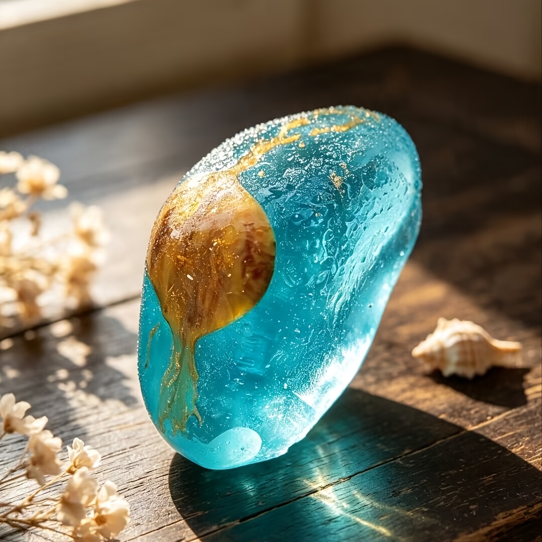 TEMU Transparent, Irregularly Shaped Rough.