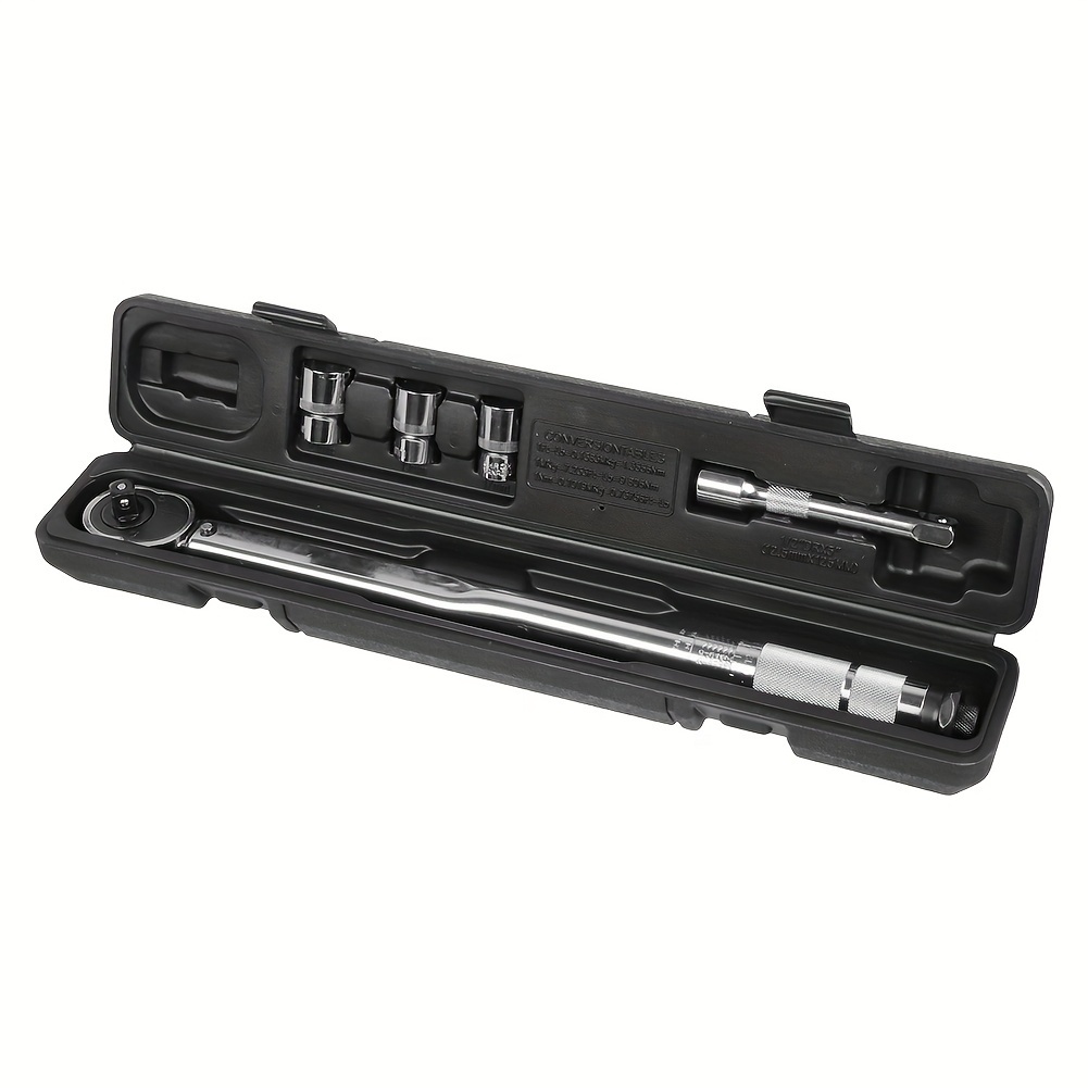 Ratcheting Torque Wrench 1/2" Square Drive 28-210nm With Extension Bar