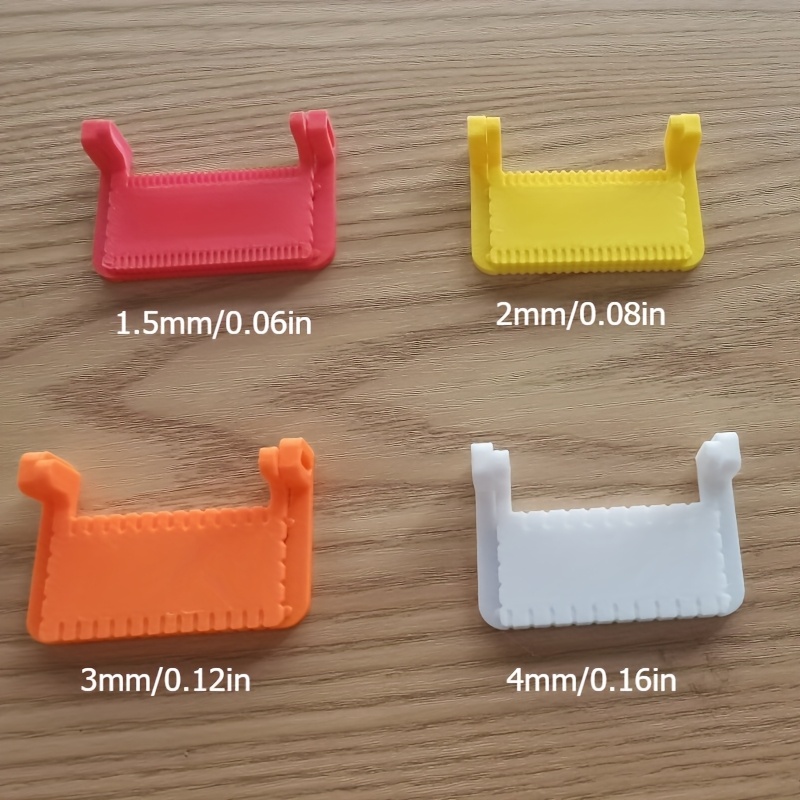 E-shop 4-teiliges Set, 3D-gedrucktes, verbessertes, aufklappbares Hand-Näh- Säumwerkzeug, stichsicheres Design, 4 Größen: 1,5 mm/2 mm/3 mm/4 mm |