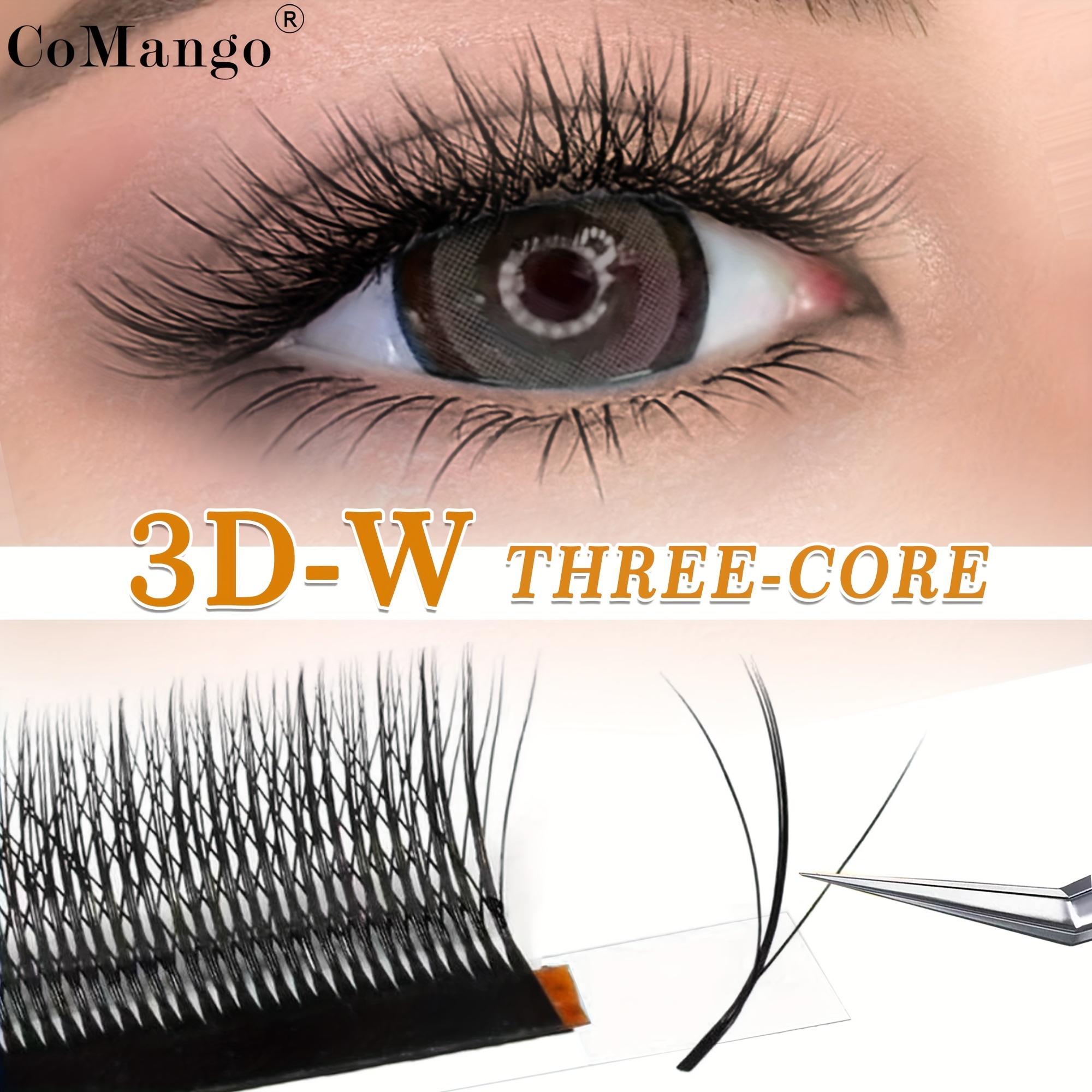12 new 3dw shape eyelash extension three core - Temu United