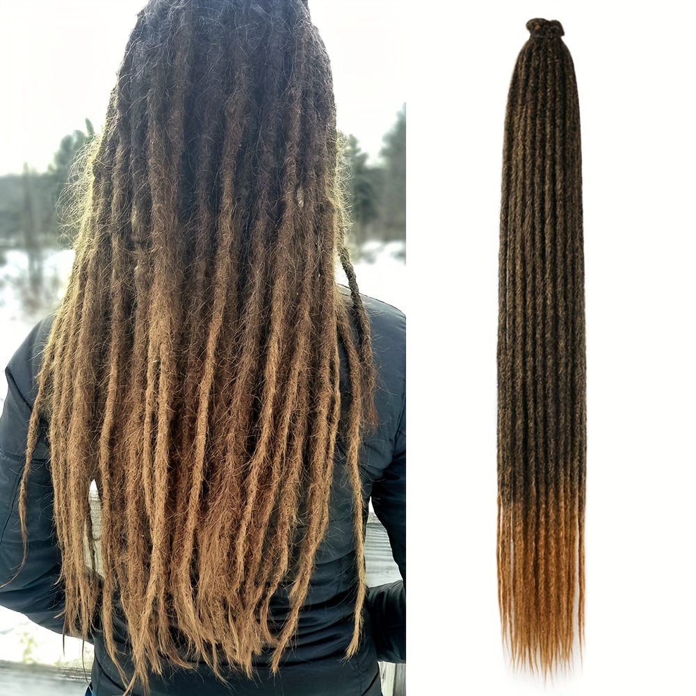 30 inch synthetic dreads extensions se hippie dreadlock 0 - Temu display picture 1