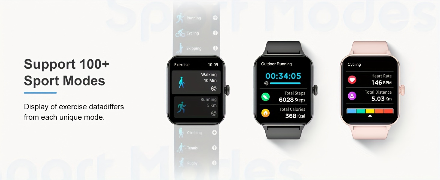 Smartwatch Compatible with Android and iPhone