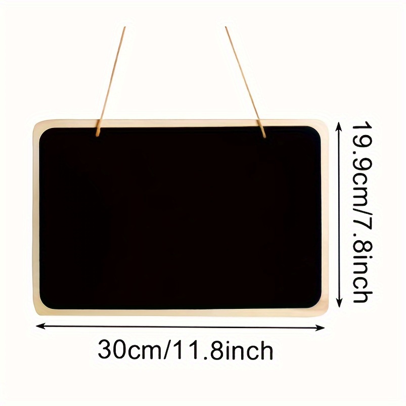 E-shop Zeitgemäßes hängendes Holz-Tafelschild - 8X12 Zoll, mit Aufhängeseil, ideal für Geschäftswerbung, Hochzeitsdekorationen und , Wandmontage