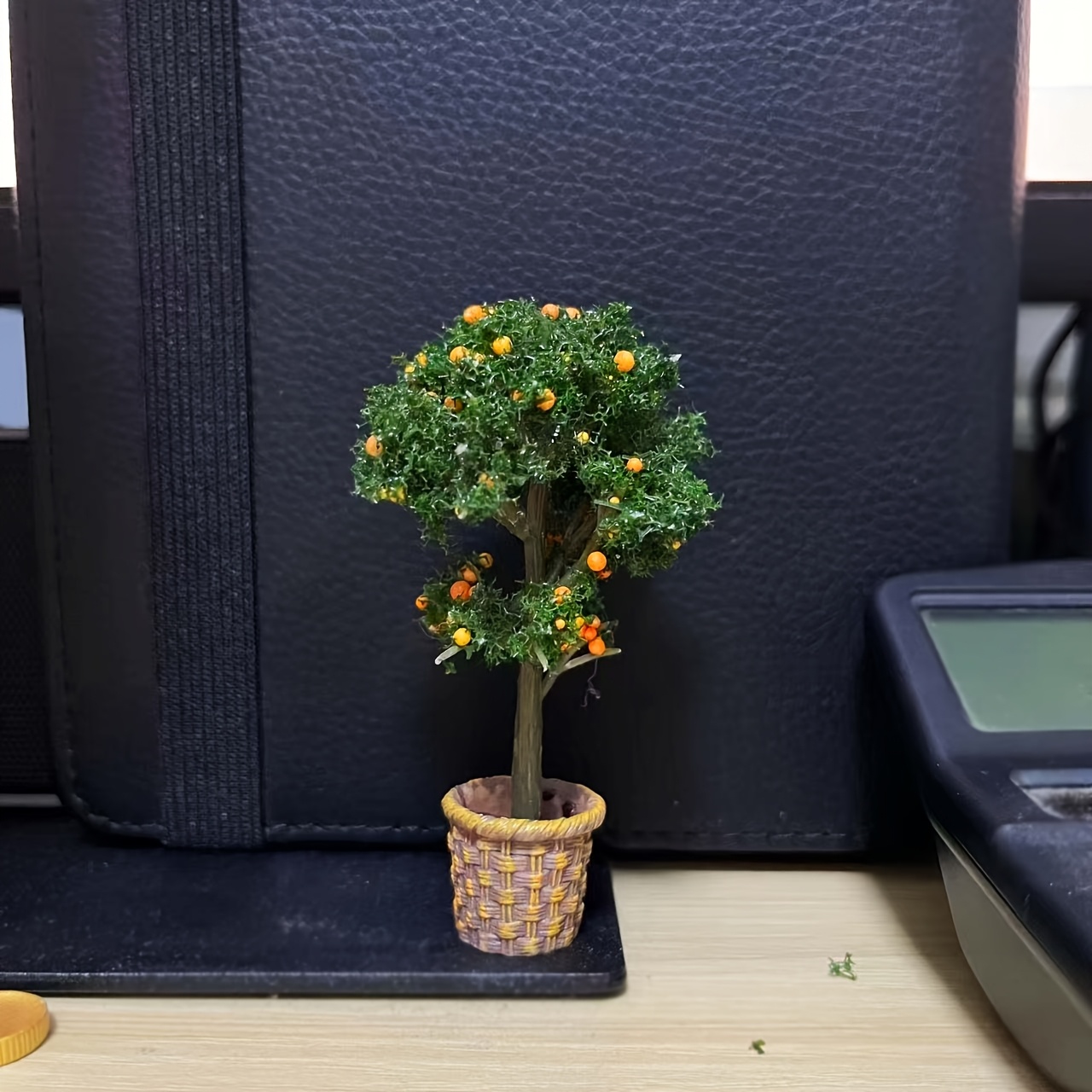 Decorative Additions For Miniature Home Models, Realistic Small Potted Plants Handmade Models, -down Garden Additions