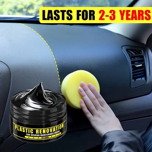 car plastic part repair interior panel repair polishing wax anti aging renovation agent repairing interior plastic scratches tire brightening cream sofa cream suitable for all car and