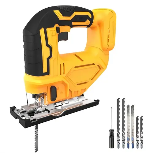jig saw compatible with dewalt 20v battery battery not included cordless with led work light 0 45 cuts 3 orbital settings for circle cutting valentines day gift