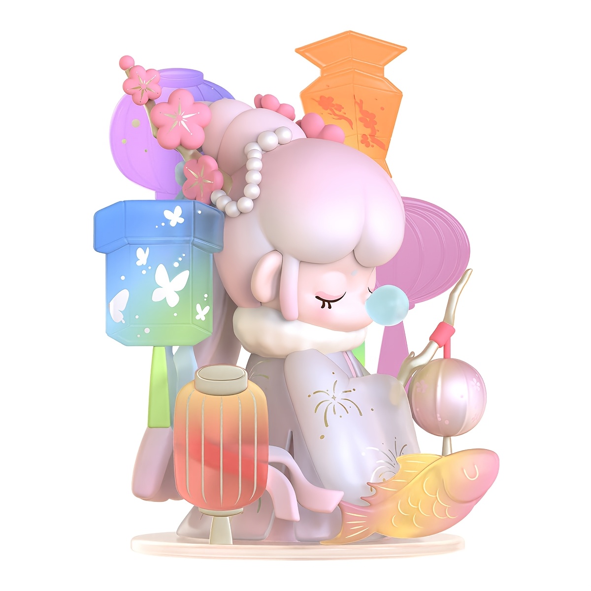 Image of Rolife Figurine Set Collectible Art Dolls, Elegant Desktop Ornament And Creative Gift Zpxx