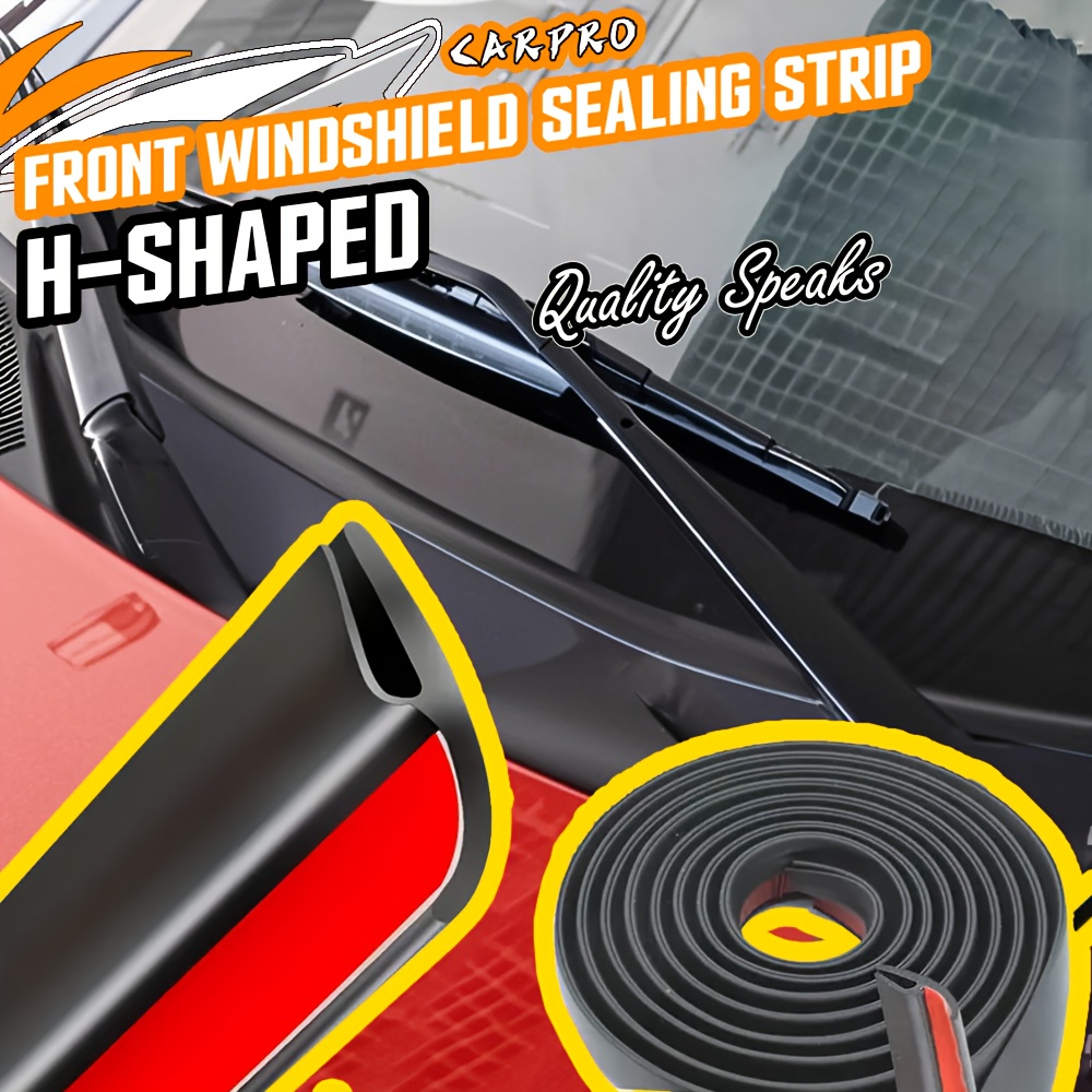 4 Mts Tira Goma Sellado Parabrisas Coche Auto Sello Ventana | Cuotas Sin Interés
