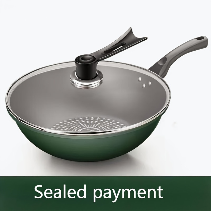 Image of Frying Pan For Indoor And Outdoor Use; Versatile For Stir-frying, Pan-frying, And More; Suitable For Electric And Gas St