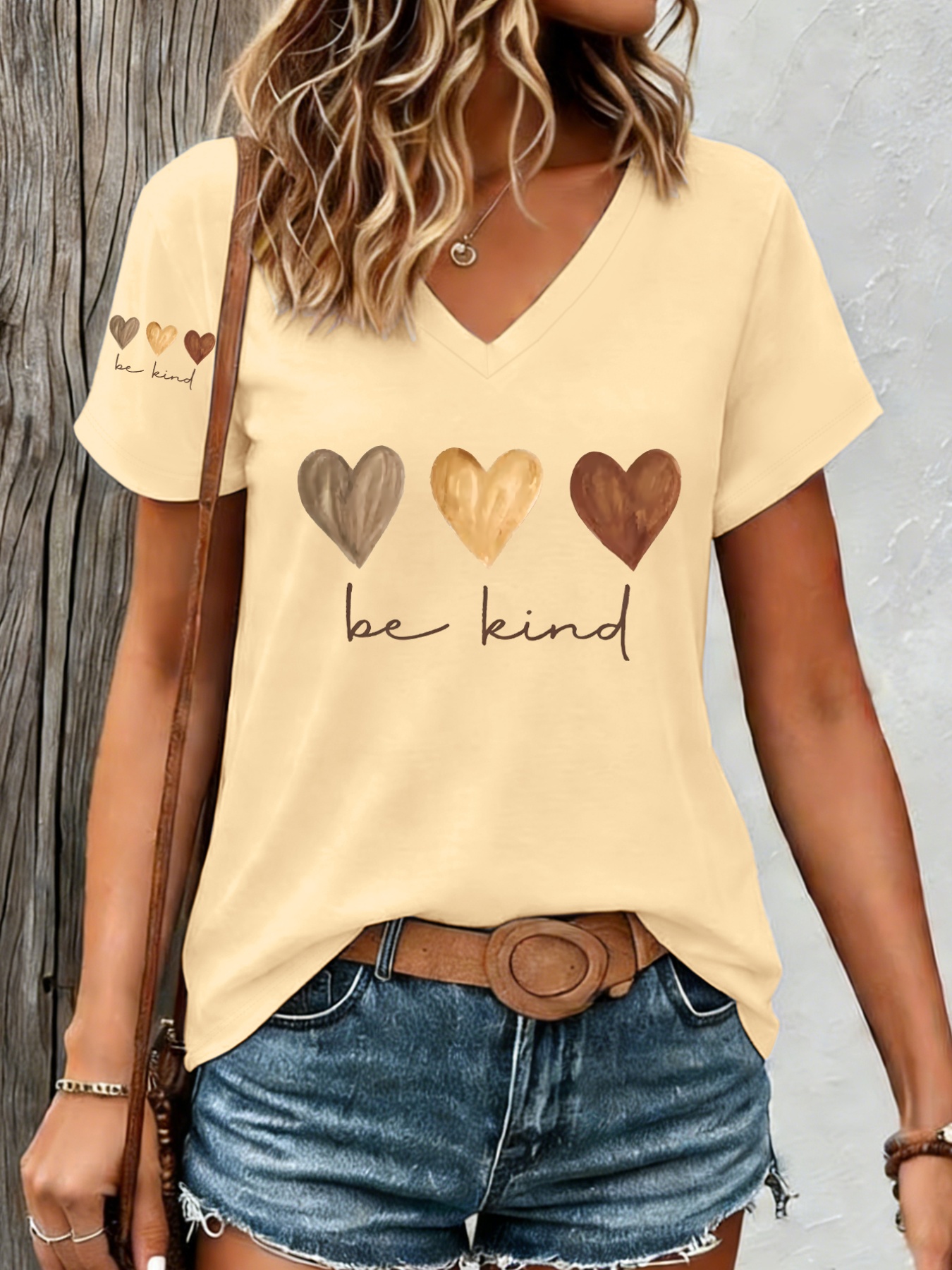 item picture 1pc womens v neck t shirt   kind print   y2k style single sleeve blouse top suitable for daily wear casual sportswear machine washable elegant versatile shirt for layering and everyday outfits