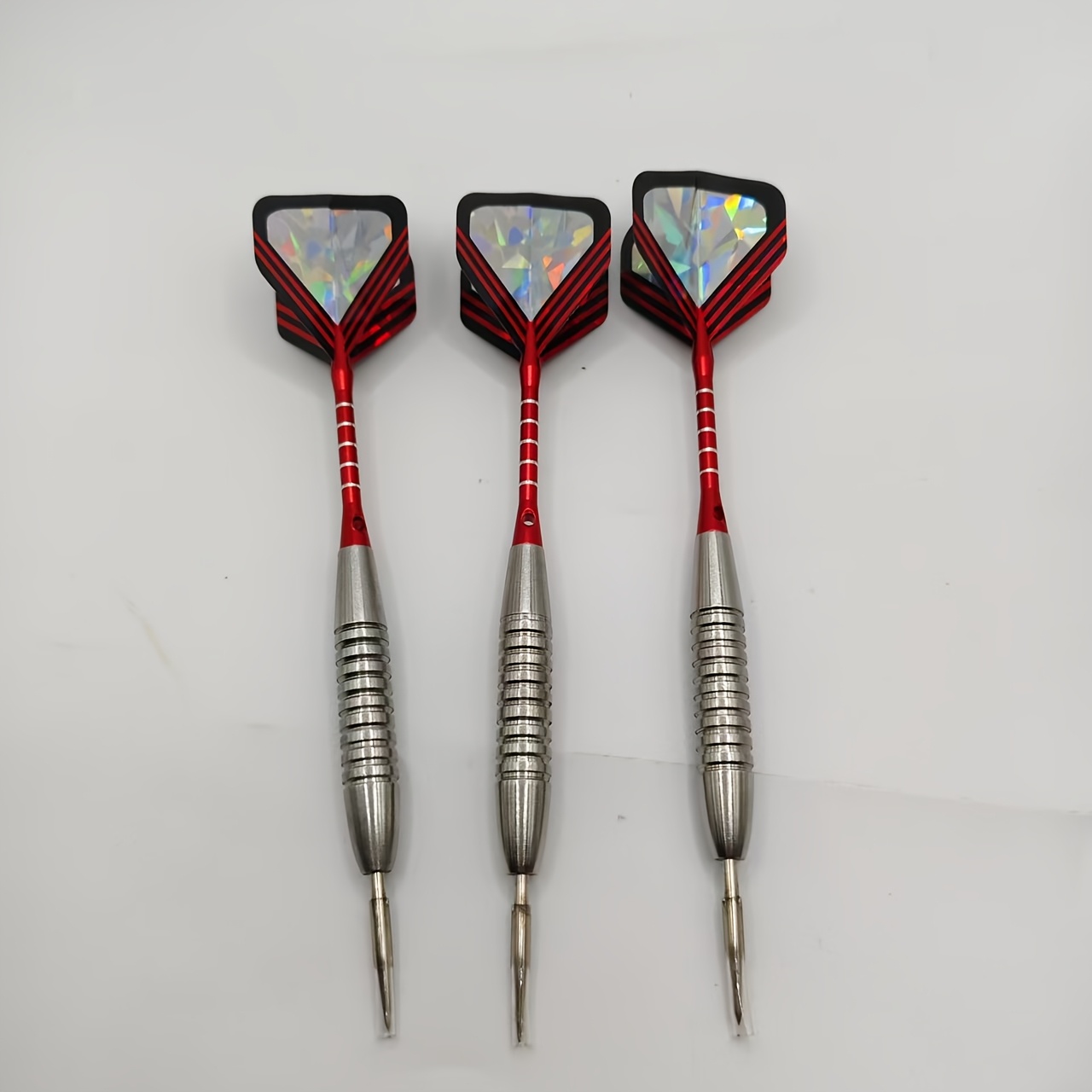 Professioneel Tungsten Staal Darts Set, 28 Gram met Vliegers, Schachten en Portemonnee