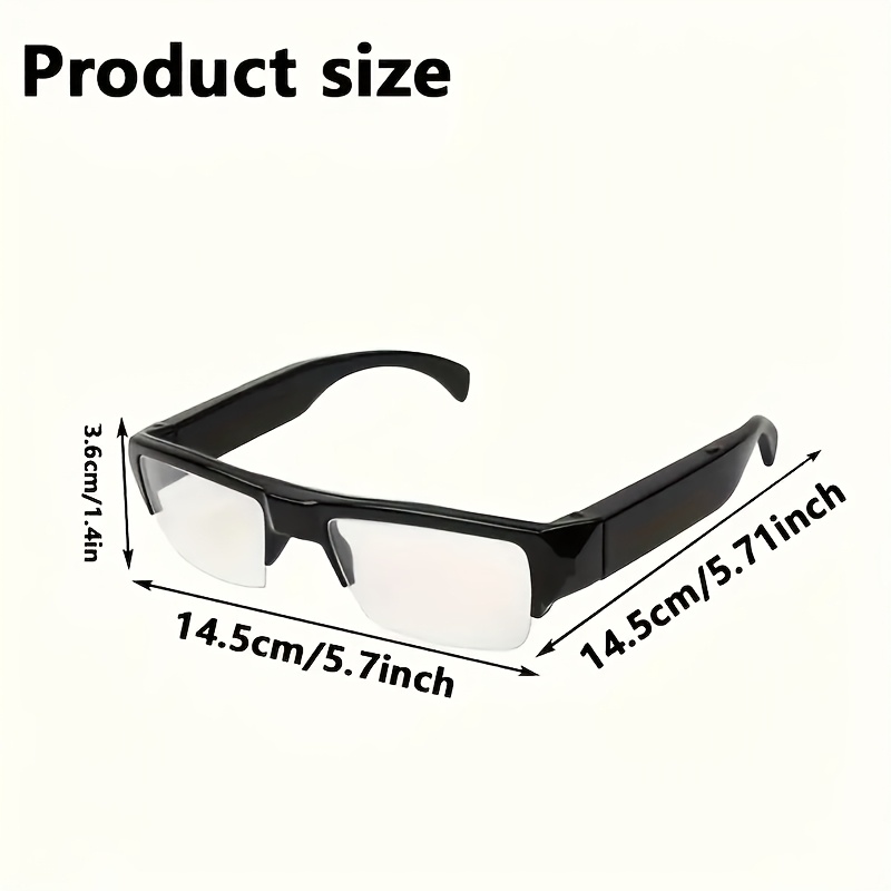 1080HD Smart Glasses | 64GB Storage, Lightweight Body Camera - Image 6