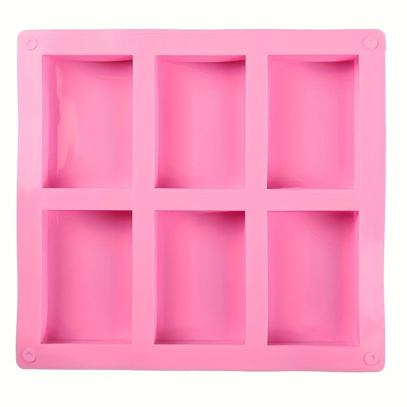 1pc Rectangular Right Angle Soap Mold 6- Silicone Molds