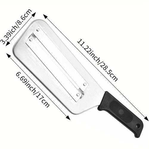edelstahl gemüse - edelstahl doppelschicht- | -handhacker, gemüse, schneiden, china -planer, schälen, gemüseplaner für kartoffeln, gurken, küchenzubehör, gemüsevorbereitungswerkzeug, effiziente lebensmittelzubereitung, multifunktions-küchenwerkzeug