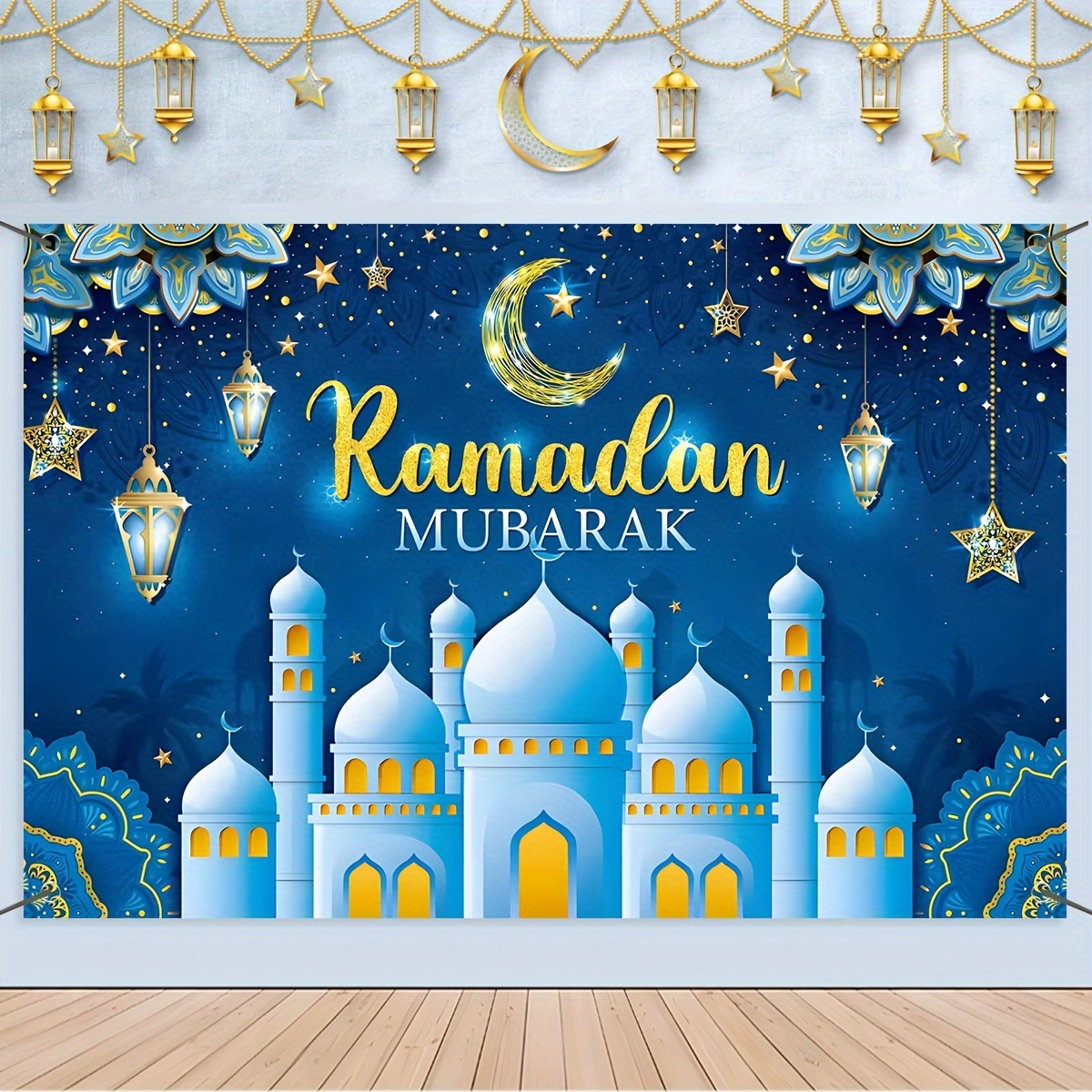 1pc Decorazione Porta Ramadan Eid Mubarak (43 3x70 8 - Temu Italy