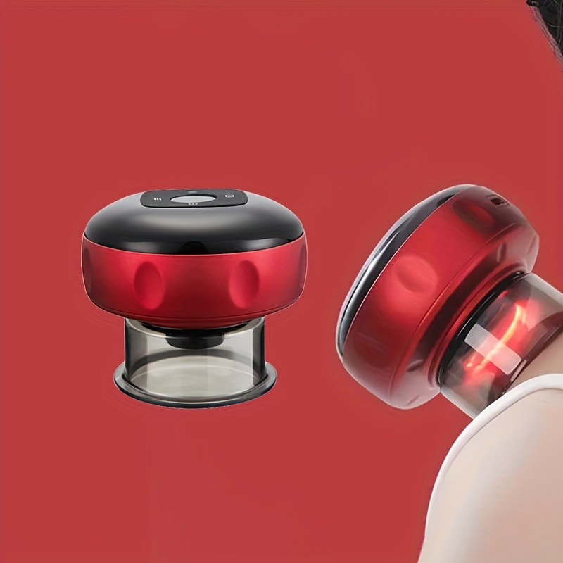 

Intelligent Vacuum Cupping Massager, 1pc Portable Wireless Charging Vacuum Cupping Device Suitable For Home Use.