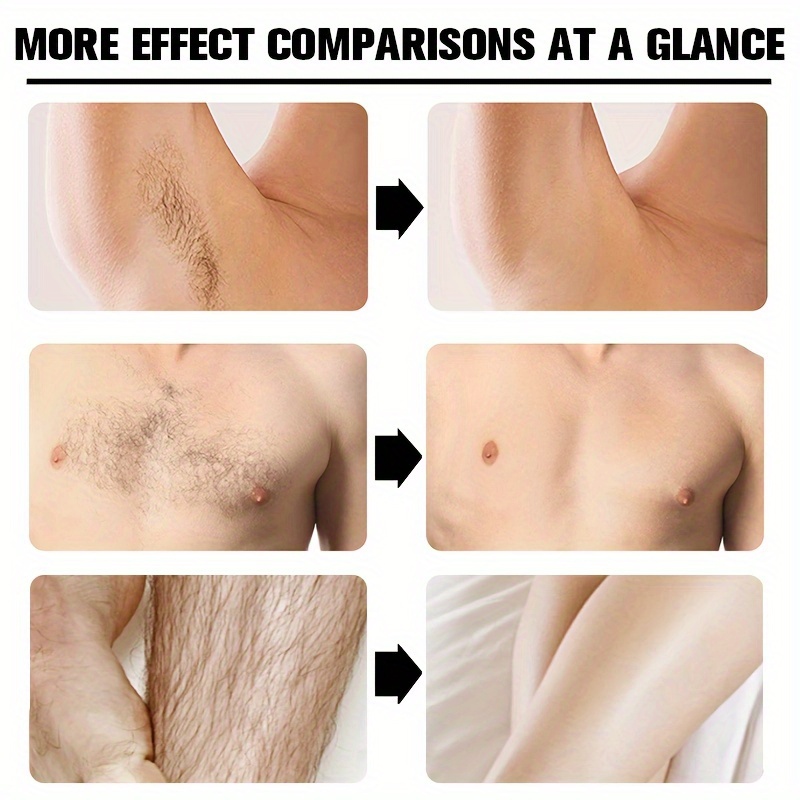 50g Black Hair Removal Cream for Men & Women, Gentle & Moisturizing