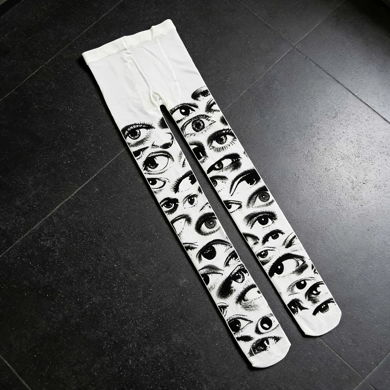 patterned tights sold on Temu United States