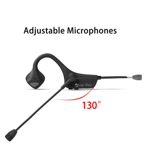 bone conduction headphones with boom mic cvc8 0 dual noise cancelling wireless 5 2 type c fast charging pairing open ear wireless headset for sports and work