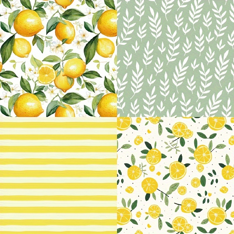 Lemonade Summer Decorative Paper Pad Acid free Cardstock 12 Temu
