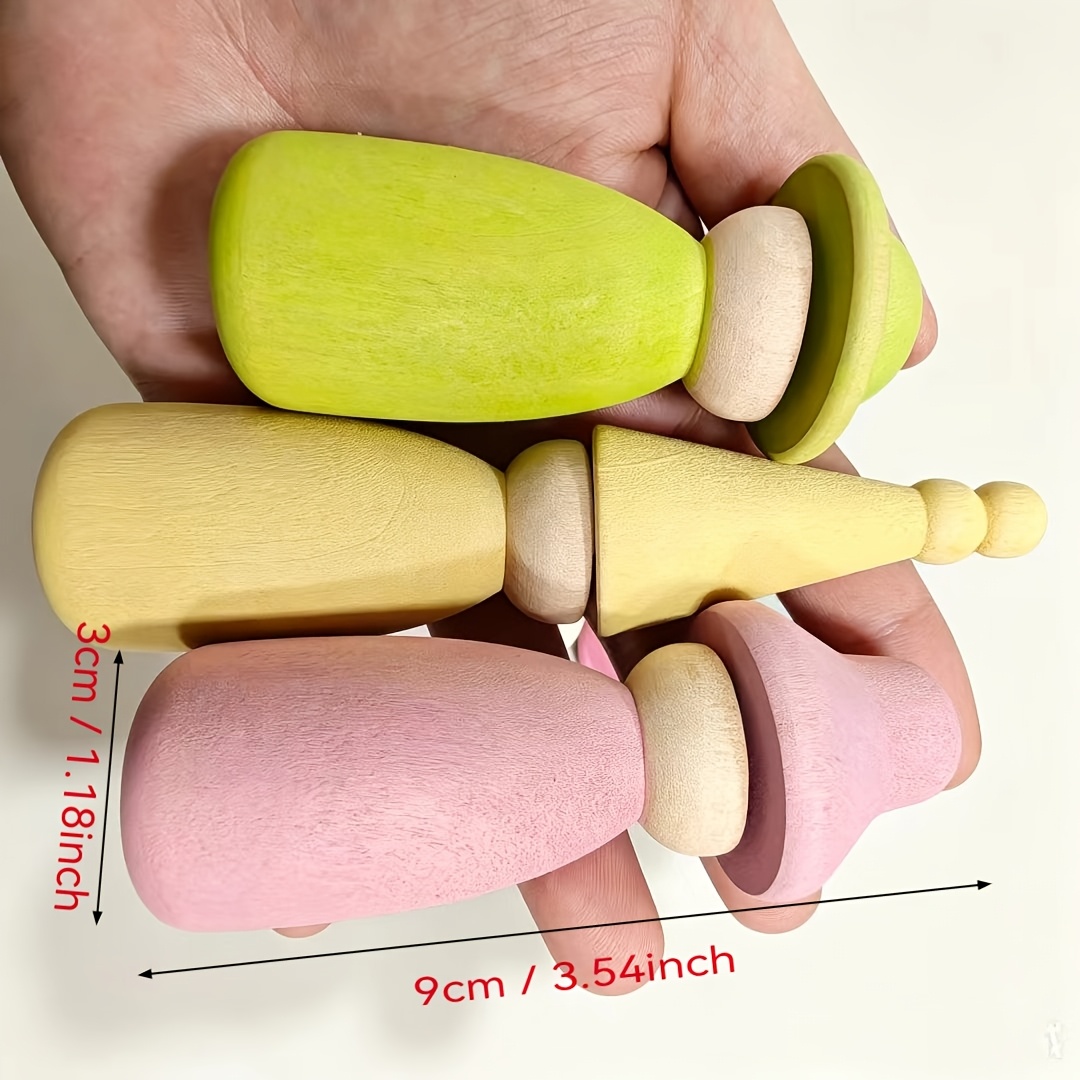 Stackable Doll Building Blocks for Creative Play