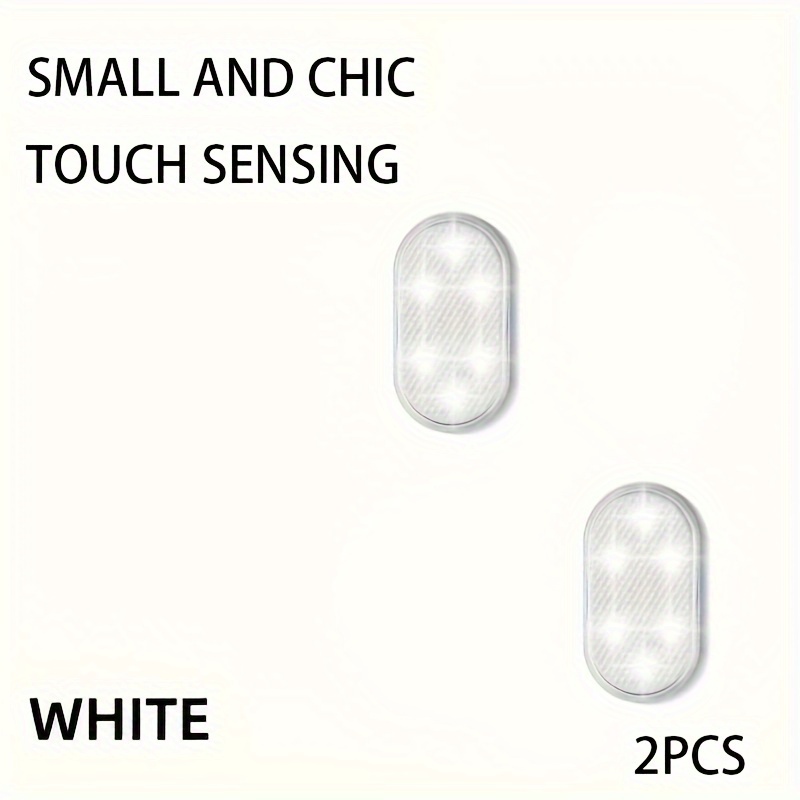 HOtu 2pcs/4pcs, Luces LED Táctiles Brillantes - Mini Luces Recargables USB con Efectos de Colores, Ideales para Decoración del Hogar e Iluminación Ambiental | Luz Moderna Mini | Luz LED Recargable - Imagen 5