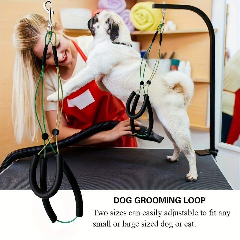 Adjustable Pet Grooming Table Hanging Leash for Cats and Dogs