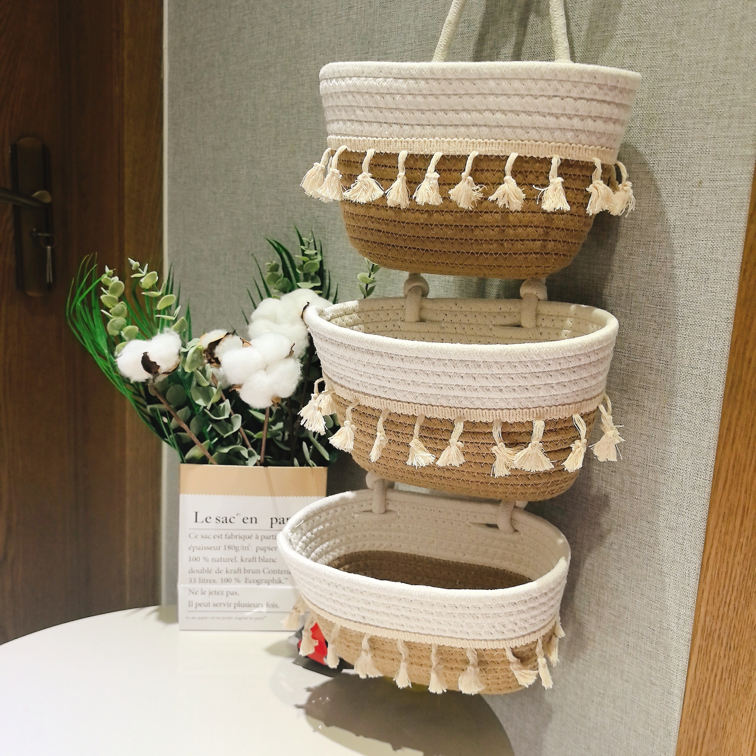 Weiden-Toilettenpapierkorb Mit Deckel - Stilvolle Aufbewahrung Für Bad & Wohnbereich