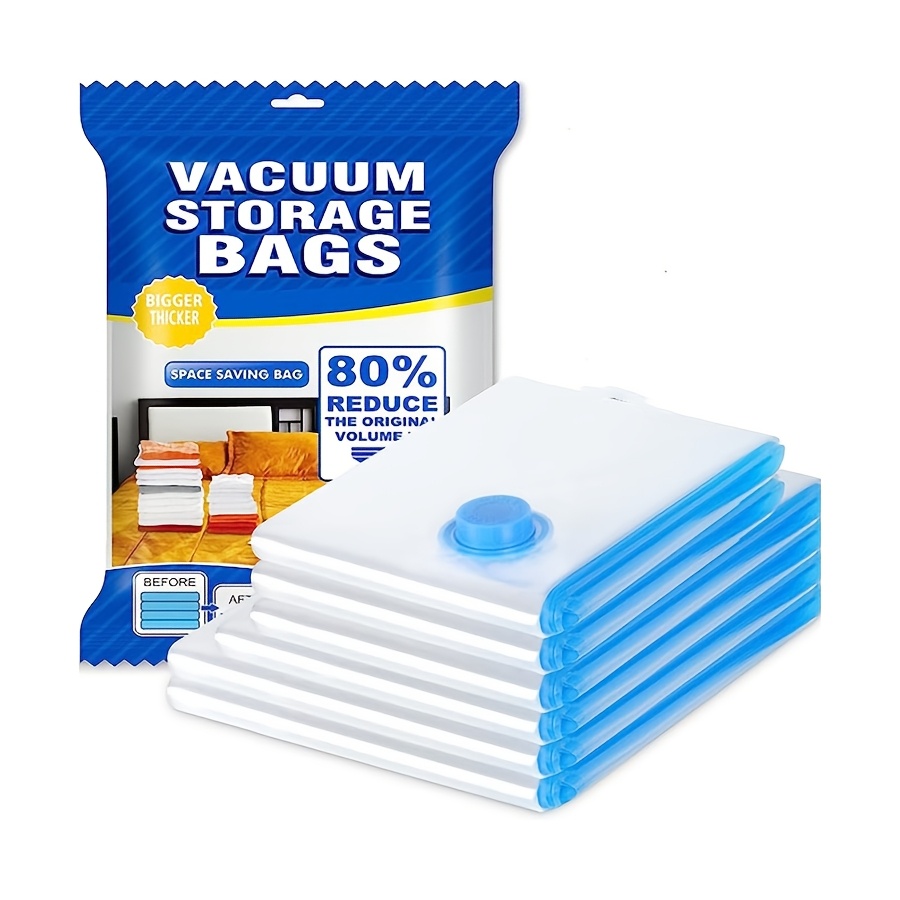 

20-pack Space Saver Vacuum Storage Bags Set With Hand Pump - Plastic, , Compress Quilts, Blankets, Clothes - 4 Large, 4 Medium, 8 Small - Sealable, No Wash, No Print, No Paint