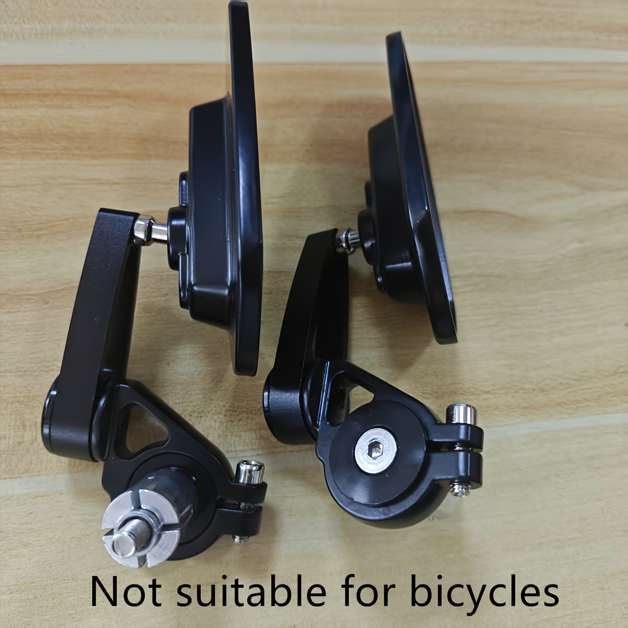 E-shop Ein Paar Weitwinkel--Shake-Rückspiegel, ein Fahrradzubehör, das tote Winkel beim Fahren beseitigt. Aus Aluminiumlegierung, wasserdicht rostfrei,