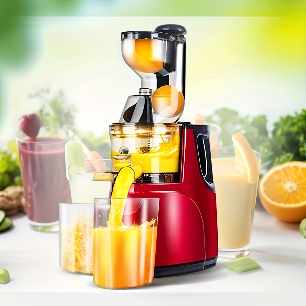 

Slow Masticating Juicer Cold Press Juice Extractor Orange Citrus Juicer Machine With Wide Chute Quiet Motor For Fruit Vegetables